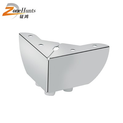 New Arrivals Hot Quality Brushed Chrome Furniture Legs For Bed And Sofas