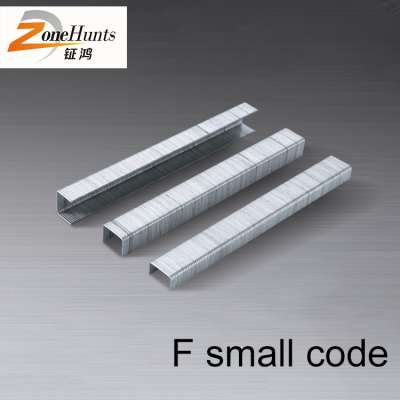 Factories 4-13mm Carton Iron Framing F40 Sofa Staple F Series Air Gun Staples Pin U Type Nails Galvanized Staple